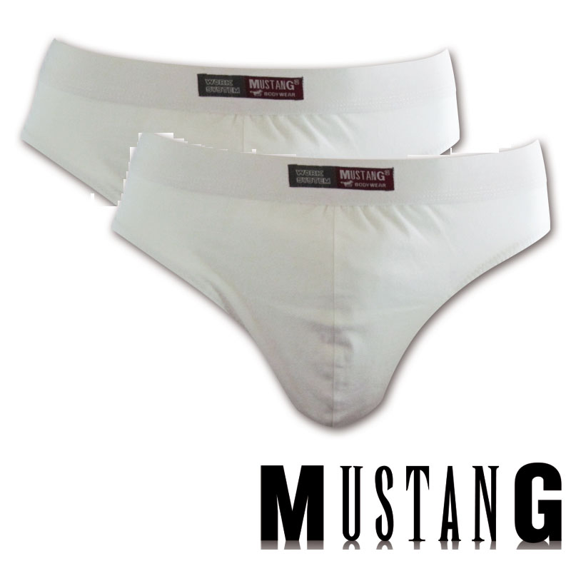 2er Pack Mustang Herren Slips Unterwäsche Unterhosen ohne Eingriff weiß S M L XL eBay