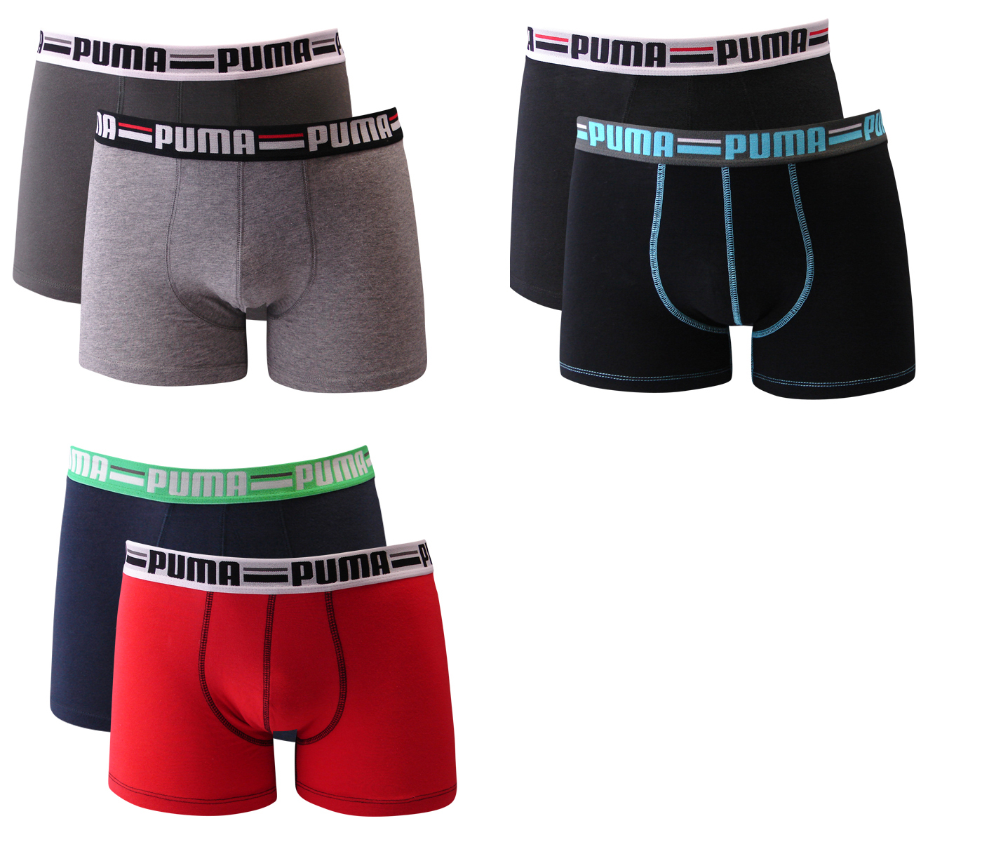 4er Pack Puma Herren Boxershorts Modell Brand Unterhosen S M L XL | eBay